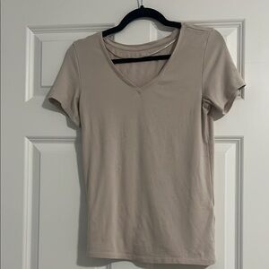 Women’s Classic Tan V-Neck Women's Top